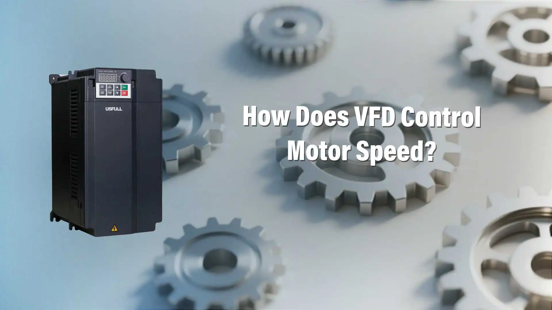 Comment le VFD contrôle-t-il la vitesse du moteur ?