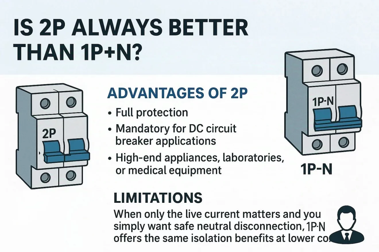 How to Choose MCB Miniature Circuit Breakers 1P, 1P + N, And 2P-3